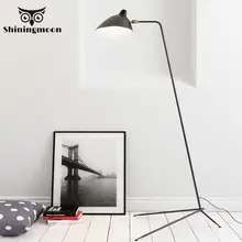 Современная напольная лампа железная Металлическая черная Напольная Лампа скандинавские светодиодные декоративные напольные светильники Европейская спальня лампа для чтения Высокая Лампа