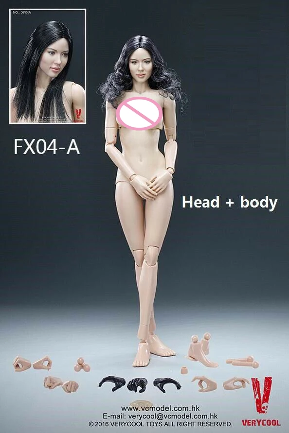VERYCOOL 1/6 Азия женская фигура голова тело Модель 12 ''подвижная Обнаженная кукла игрушка