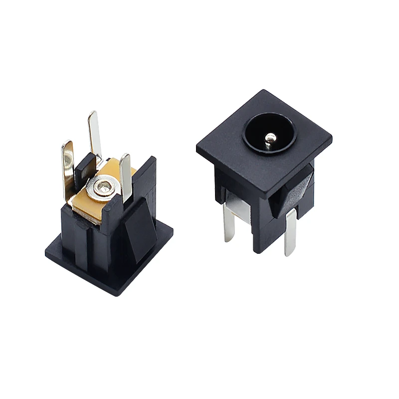 10pcs DC068 5.5*2.1mm 5.5*2.5mm DC Power Jack Socket Female 3 Pin panel Mount Connector DC-068 | Обустройство дома