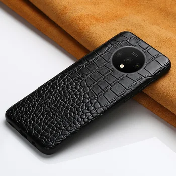 

Genuine Leather Phone Case For Oneplus 7T 7 Pro 6 6T 7TPRO Cover for One Plus 7T Pro 5 5T 7 7Pro luxury 360 Full Protective Case