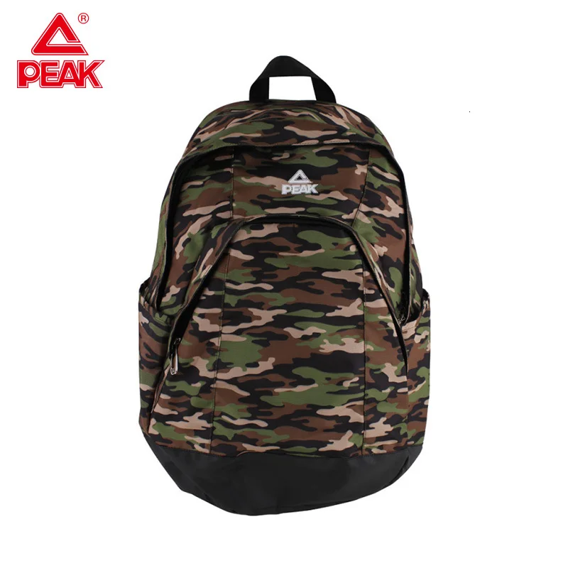 

PEAK Men's Sports School Bag Camouflage Mountaineering Bag Indoor And Outdoor BW18211 Student Learning Canvas Schoolbag Unisex
