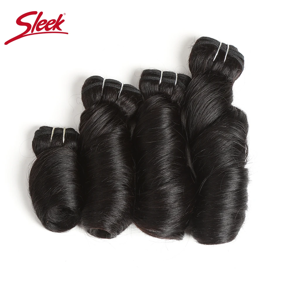 Sleek Brazilian Loose Wave Double Drawn Human Hair Natural Color 160 gram Bundles Hair Weave Extension 4Pcs