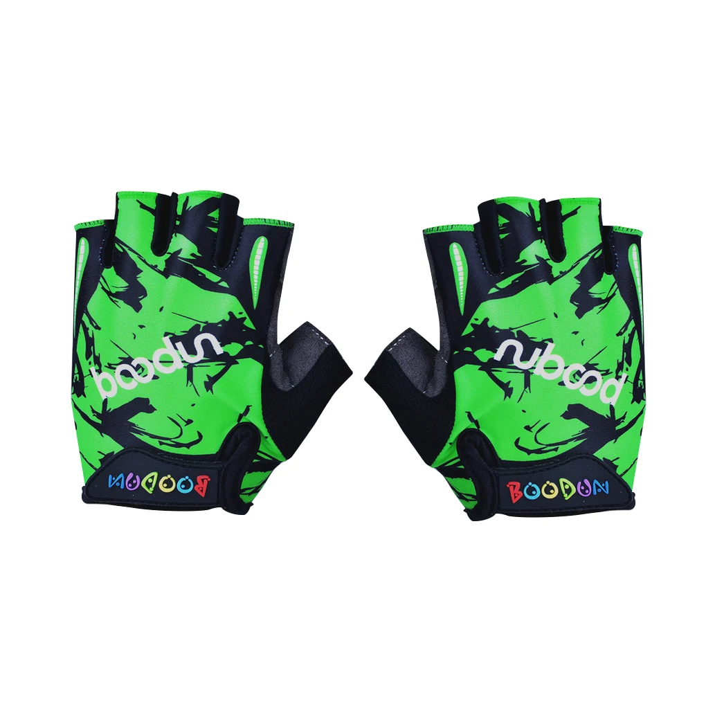 Road Bike Gloves Breathable Riding Half Finger Bicycle Cycling Gloves Kids Boys Girls Sports Mitten for BOODUN