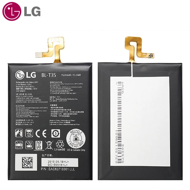Сменный аккумулятор lg для телефона BL-T35 3520 мАч для lg Google 2 Pixel 2 xl100% Оригинальные аккумуляторы для телефонов+ Бесплатные инструменты