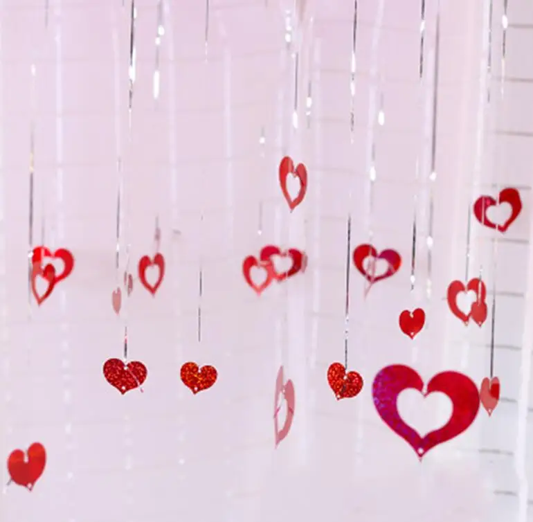 100PcsBalloons подвеска на ленте блестящие звезды сердце картон карты многоцветный свадебные шары для украшения вечерние поставки