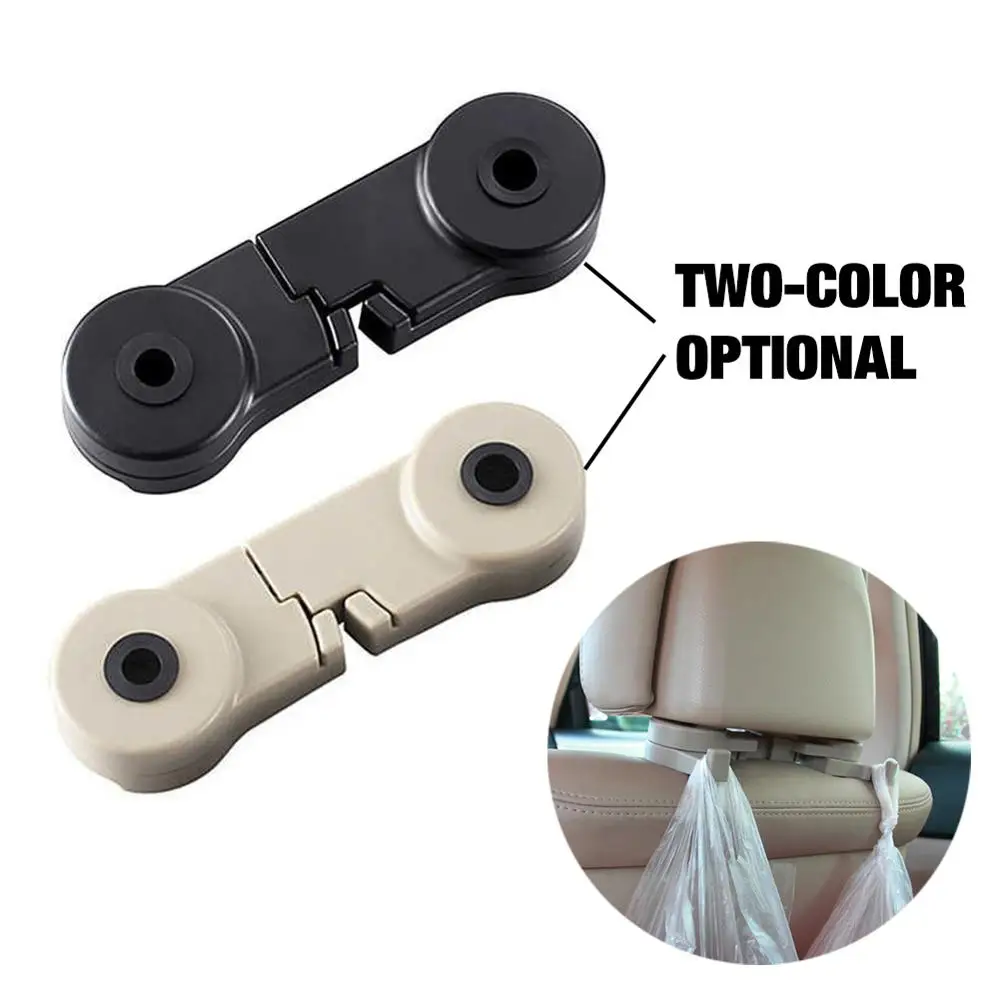 Car Headrest Hook Seat Back Hanger for Bag Handbag Grocery Cloth Portable Multifunction Clips Car Styling Stuff Purse Hanger car hook