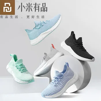 

Youpin FREETIE Cloud Bomb Light Running Shoes Flying Knitting Upper Shock Absorption Rebound Sneakers TPR Wear-resistant Outsole