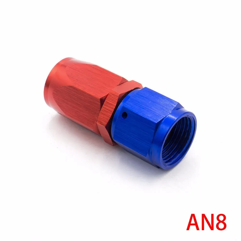 CNSPEED AN8 фитинги 08 алюминиевые фитинги 0 градусов масло/топливо/поворотный угловой фитинг фитинги(поворотный штуцер для шланга) YC100353-0RD
