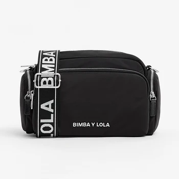 

Original bimba y lola Bolsa Women Bags Designer Bolsa Lady Feminina Waterproof Nylon cartera hombre keychain