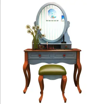 

Mini dresser bedroom Mediterranean style American furniture small family dresser storage cabinet integrated dressing table