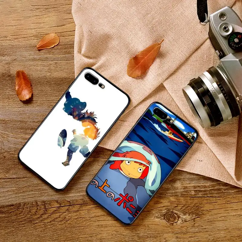 Чехол ponyo on the cliff love story для samsung S6 S7 EDGE S8 S9 PLUS Мягкий силиконовый чехол S10 NOTE 8 9 M10 M20 M30