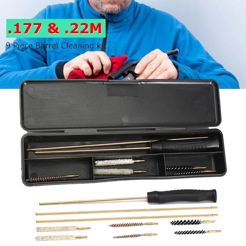 

9 In 1 Universal Gun Brushes Cleaning Kit Set for Rifle Pistol Clean Tools