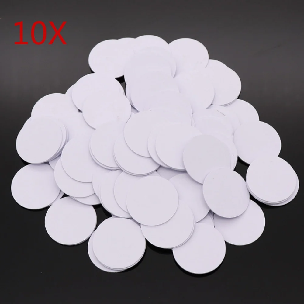 

10pcs Ntag215 14443A TAG Sticker Key Tags 13.56 MHZ llaveros llavero Token Patrol Universal Label RFID Tag Mini NFC Phone Tag