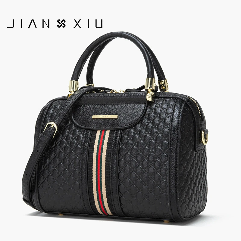 

Genuine JIANXIU 2019 Boston New Fashion Middle-aged Mom Handbag Single Shoulder Satchel High Quality Women's bag Free Shipping