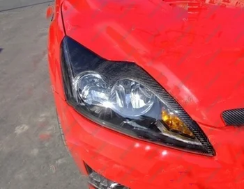 

Genuine Carbon Fiber Headlight Eyelids Eyebrows for 2009-2012 Fords Focuss Type B