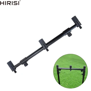 BEST BUY ❤️ Aluminium Carp Fishing Buzz Bars Telescopic Rod Holder Support For 3 Fishing Rods - discount item 22% OFF Sports & Entertainment