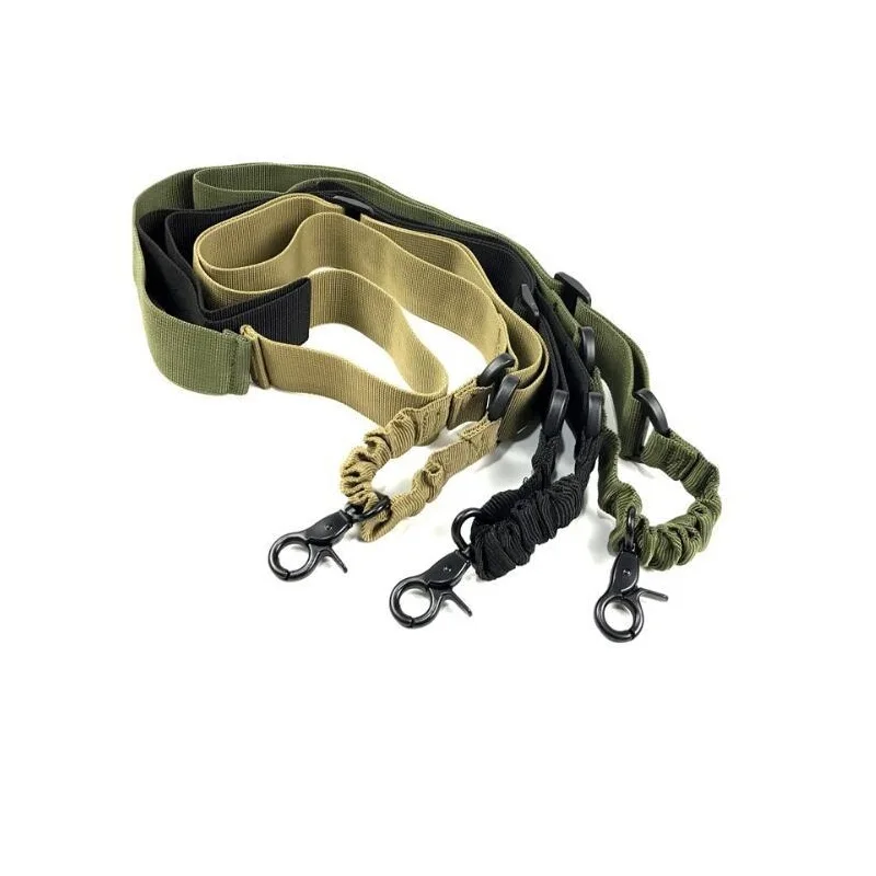 

ZHENDUO Tactical Multifunction Single Point Sling with Bungee Cord Outdoor tool rope