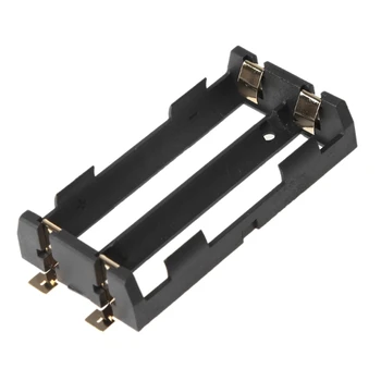

1x 2x 18650 Series Batteries Holder With Bronze Pins Box Storage Case Container
