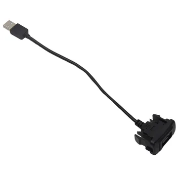 

High Speed Data Transfer Line Dashboard Flush Mount Charge Black USB Interface Extension Lead Adapter Cable Stable Wire For VIGO