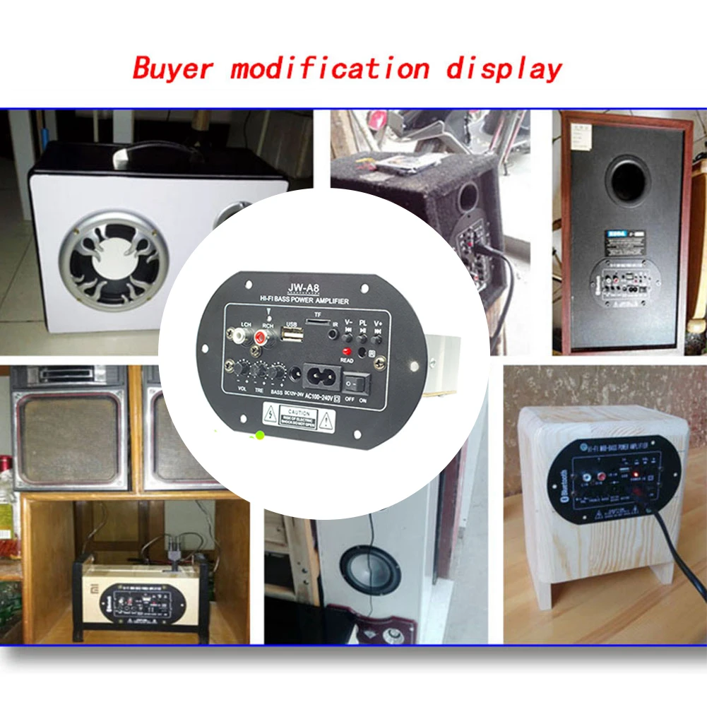 Hi-Fi бас DIY мощность домашний сабвуфер 100 до 200 Вт 12V24V220V автомобильные аудиоаксессуары легко работать усилитель плата карта USB