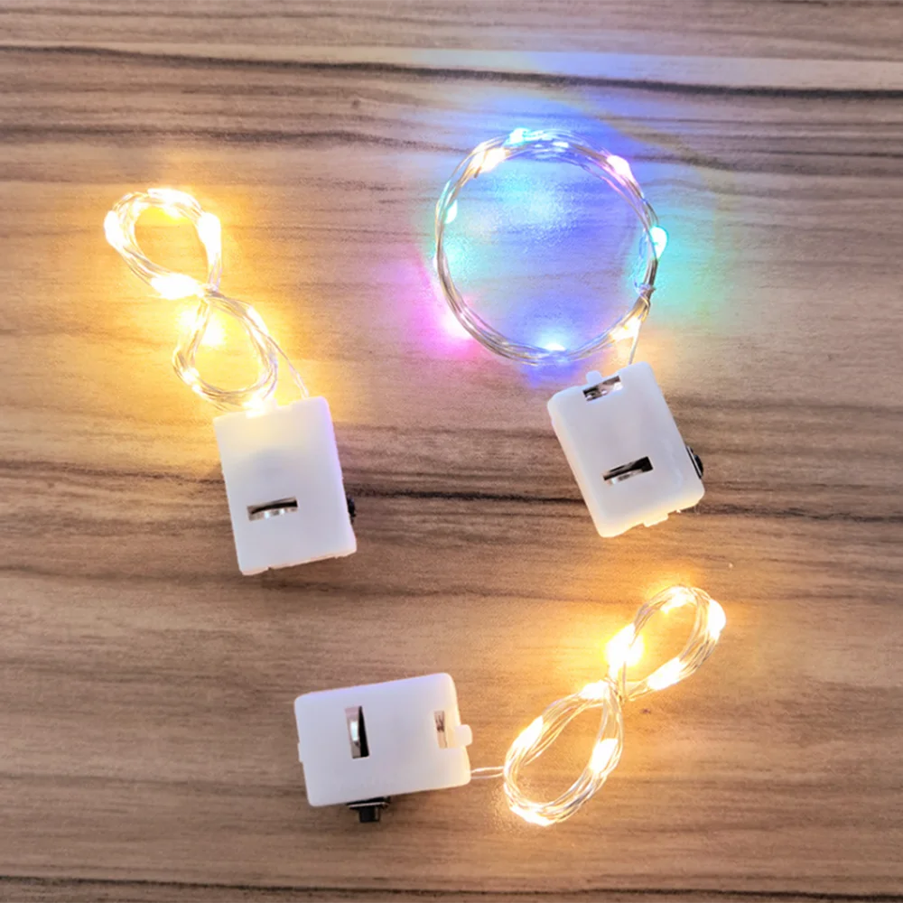 5Pcs Smart Flashing Decoration LED String Lights Christmas Wedding Party Restaurant Fast And Slow Lights With 3* Button Battery led string lights,decorative lights,string lights,led fairy lights