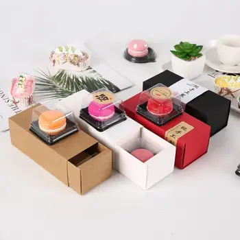 

10pcs Vintage Floral Kraft Paper Boxes Gift Boxes Packaging Macaron Boxes Packaging for Cookie Candy Carton Bo