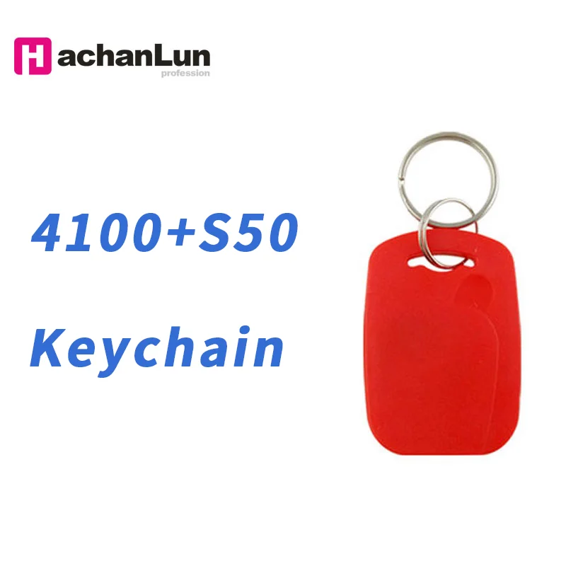 5/10PCS RFID Dual Chip Smart NFC IC + ID Composite Keychain 125KHZ 13.56MHZ EM4100 TK4100 S50 Fudan | Безопасность и защита