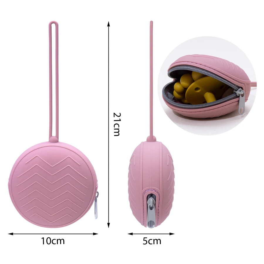 New Design Pacifier Box Soother Container Box For Newborns Handy Pacifier Travel Storage Nipple Holder Teat Attachment 4