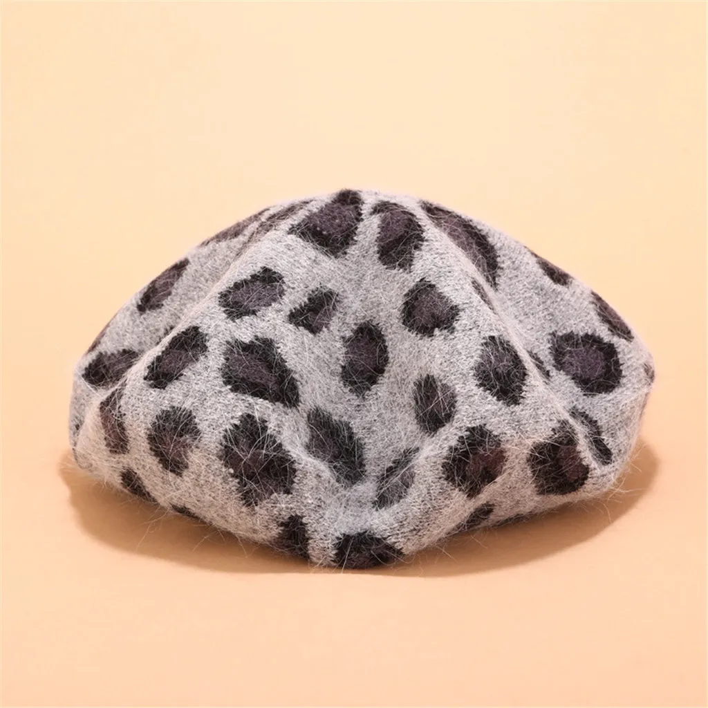 Female Warm Walking Cap Lady spring Winter Berets Hat Painter style hat Women Wool Vintage Berets - Цвет: GY