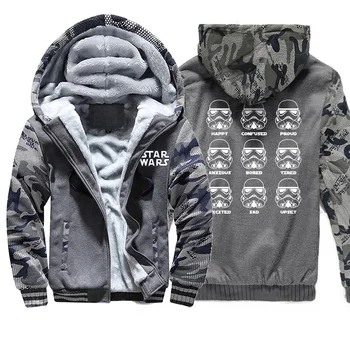 

Movies Thick Hoodie Sweatshirt Men Hip Hop Funny printed Camouflage Hoodies mens Fashion Brand Streetwear Male Winter Jacket
