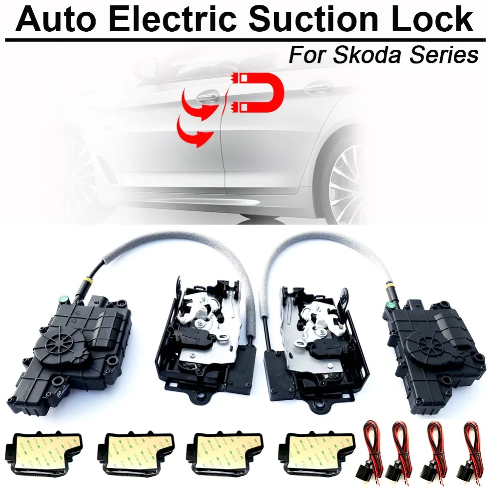  CARBAR Smart Auto Electric Suction Door Lock for Skoda Series Automatic Soft Close Door Super Silen