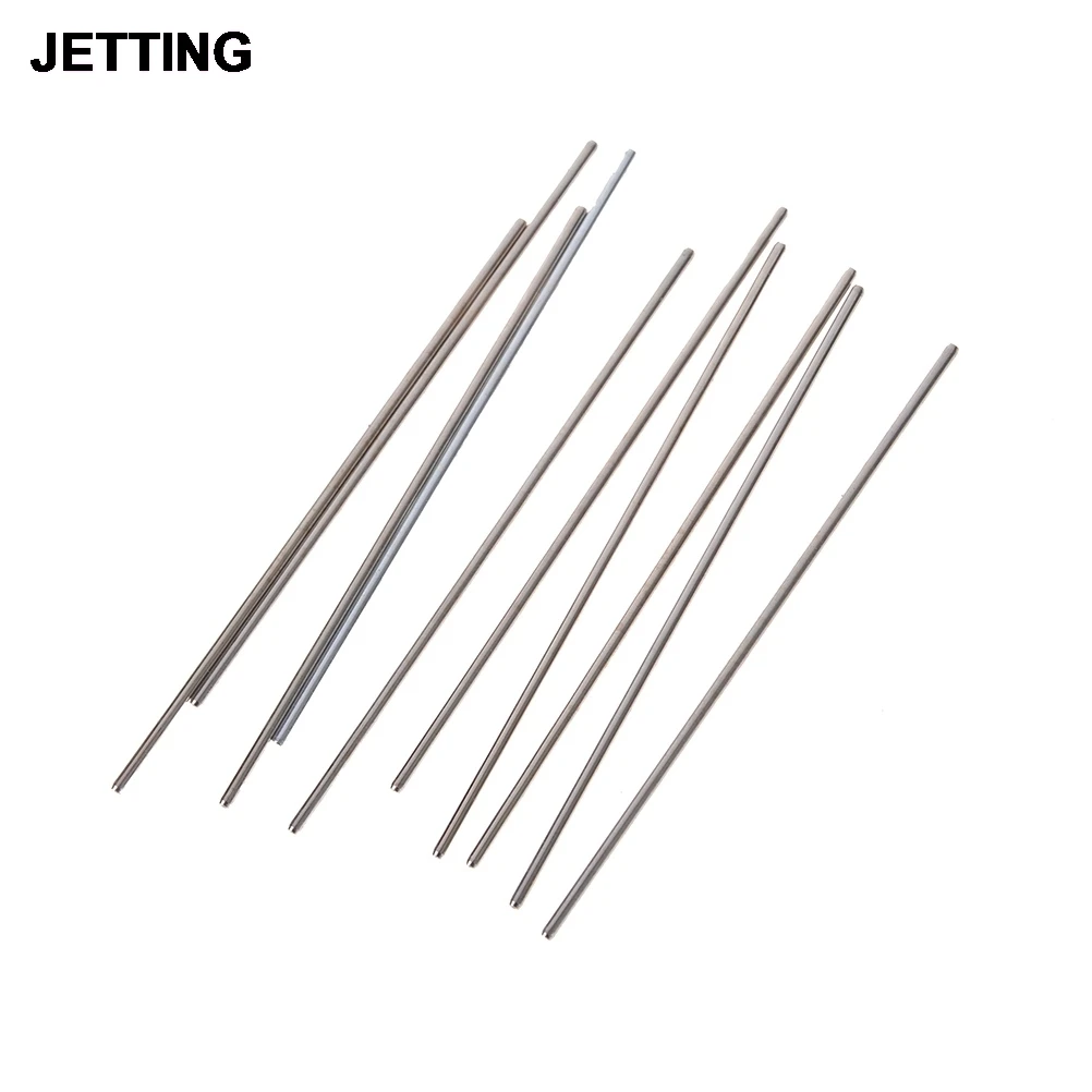 10pcs 2*100mm Diameter 2mm Small Shaft Peeler Model Car Axle Gear Shaft DIY Mini Transmission Shaft