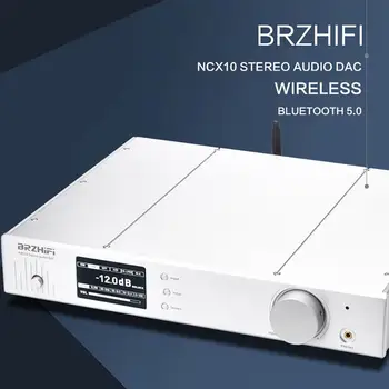 

BRZHIFI NCX10 AK4499 USB DAC Bluetooth 5.0 Amplifier 2.0 DSD256 HiFi Heaphone Amplifier Optical Fiber Coaxial Input