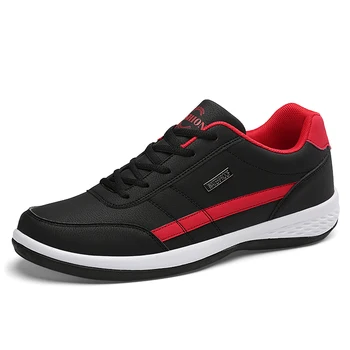 Leather Men Shoes Sneakers Trend Casual Shoe Italian Breathable Leisure Male Sneakers Non-slip Footwear 6