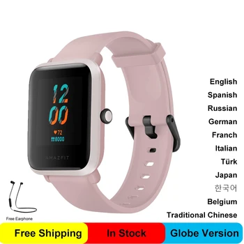 

2020 New Smartwatch Women Men Amazfit Bips GPS Heart Rate Sport Smartwatches Led Waterproof Smart Wrist Watch for Android IOS