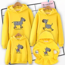 Family Matching Clothes Hoodies Long Sleeve mother and daughter clothes couples matching clothing family baby girl clothes