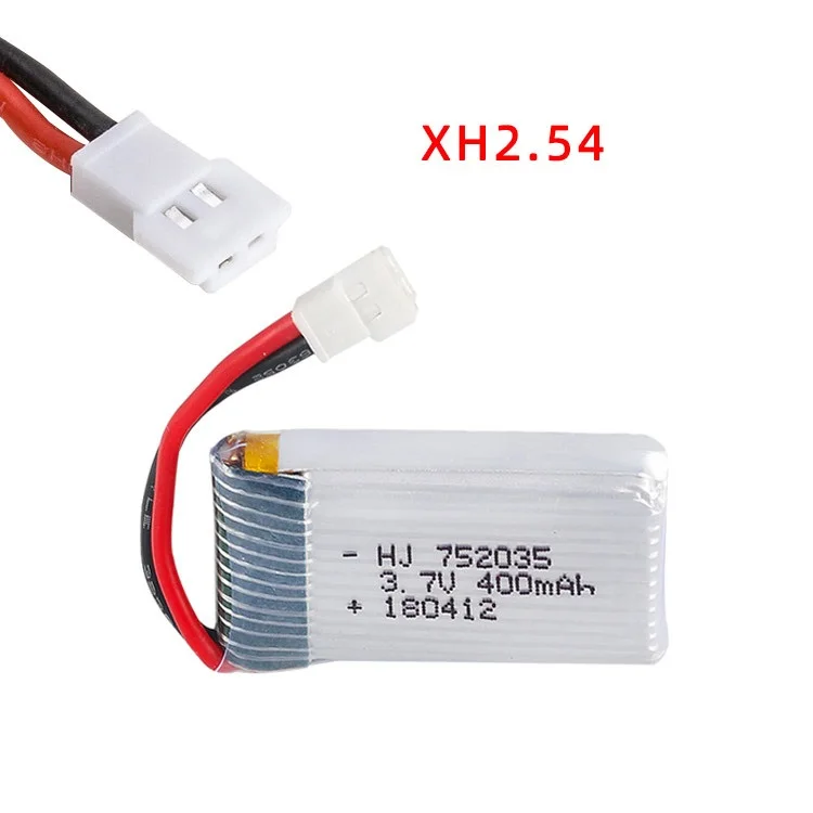 5 шт. 3,7 V 400MAh Lipo батарея+ USB зарядное устройство запасные части для Hubsan X4 H107 H107L H107D JD385 JD388 752035 батарея, B