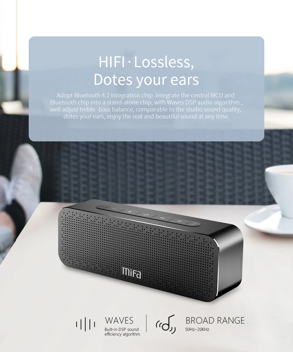 A20 Bluetooth динамик металлический портативный супер бас беспроводной динамик Bluetooth 4,2 3D цифровой звук громкий динамик Handfree микрофон TWS