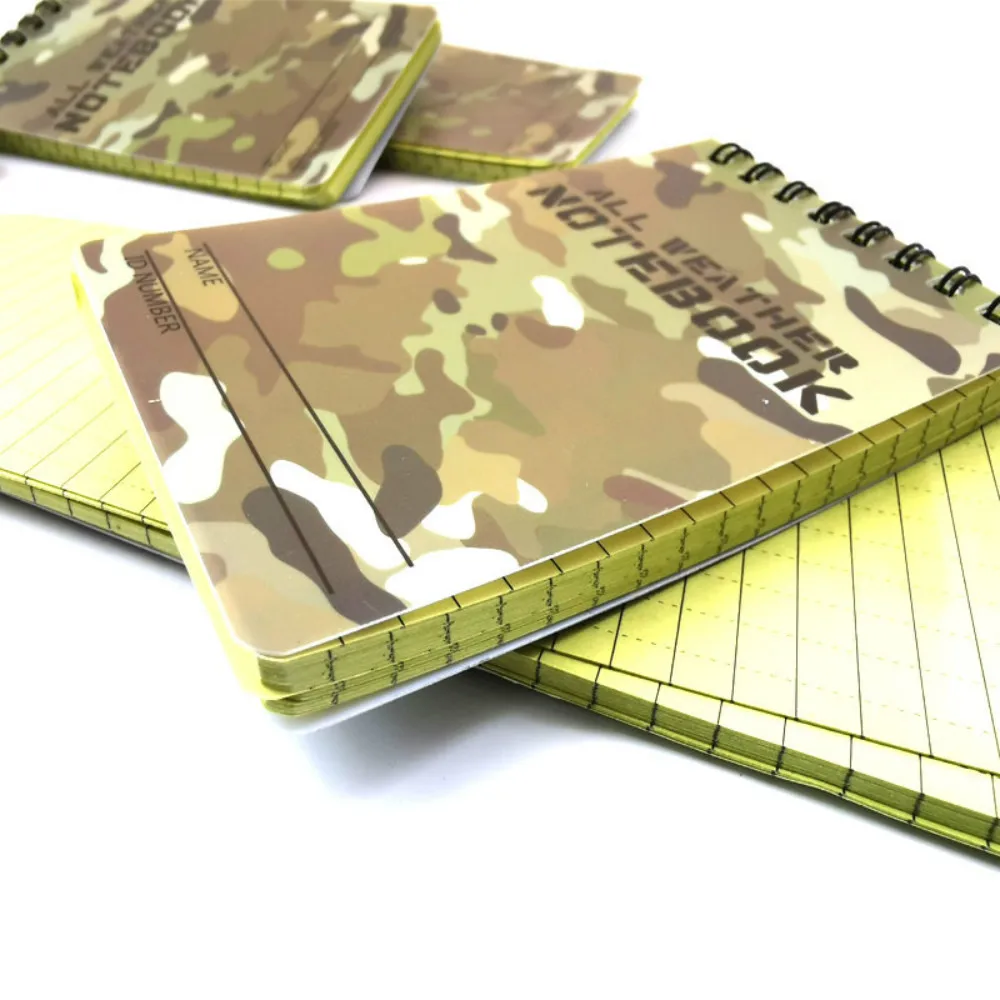 Camouflage Tactical Writing Waterproof Notebook