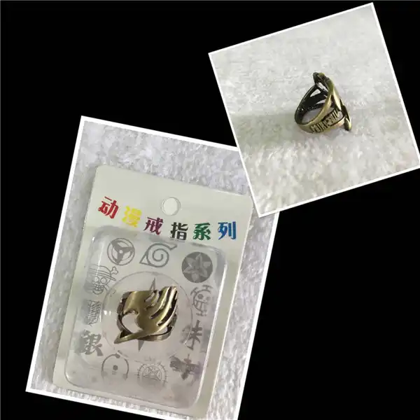 Bleach Fullmetal Alchemist Sword Art Online Dragon Ball Kingdom Hearts Fairy Tail One Piece Naruto Fashion Pierced Ring Model Aliexpress