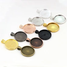 10 шт./лот, 25 мм, внутренний размер, 10 цветов, покрытие, классический узор, серия, подходит для 25 мм, стеклянный кабошон, основание, установочный лоток; потеря денег, продвижение