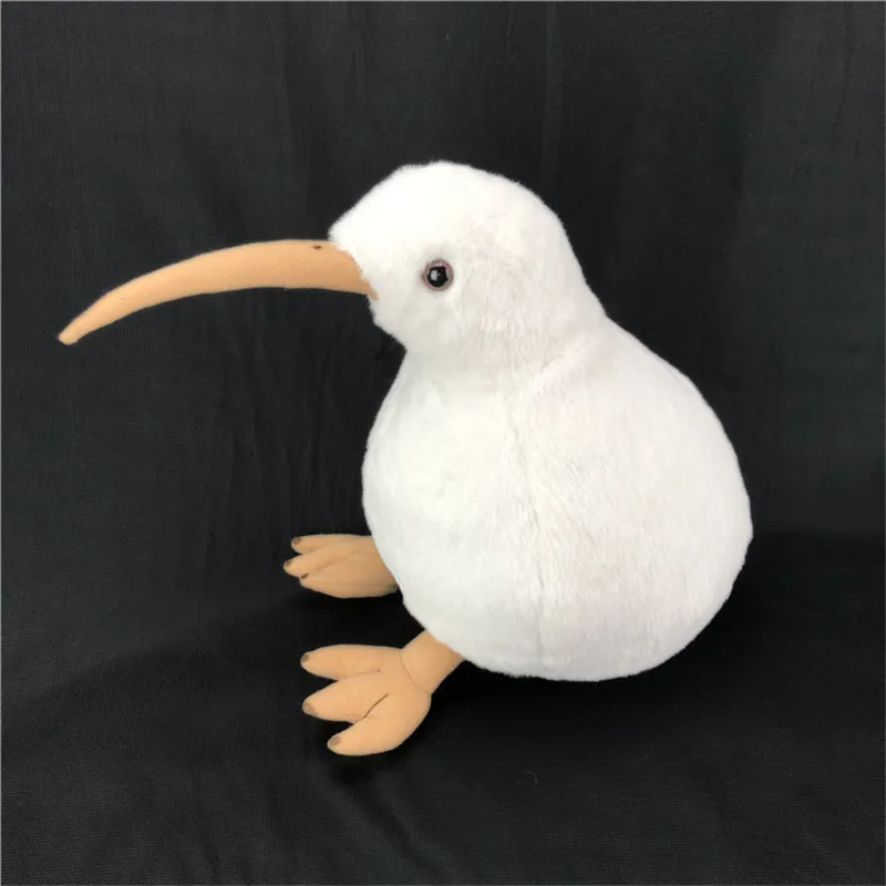 Cute Simulation Kiwi Bird Plush Toys Real Lifelike Fat Ball Birds Soft Stuffed Animals Dolls Gift for Kids Children Friends 28cm  (5)