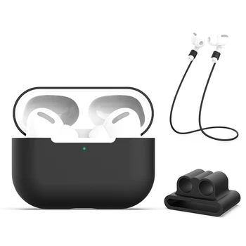 

Silicone Earphone Case for AirPods Pro 3 in 1 Box Protector Wireless Headphone Protective Cover For Air pods 2 1