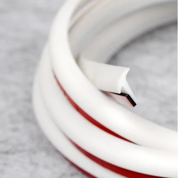 

Rubber Car White Sealing Strip T-Shaped Weatherproof 8MM*10MM Accessories