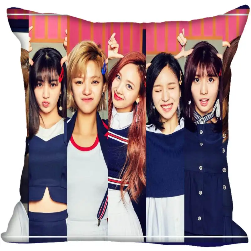 20 Пользовательские Kpop дважды печатные квадратные шелковые наволочки 40x40 45x45 50x50 60x60 две стороны атласная Наволочка на заказ логотип - Цвет: 20