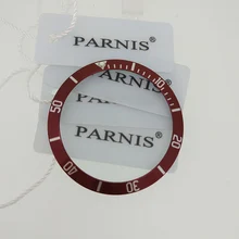 40 мм Керамическая рамка вставка для мужских часов Parnis оригинальная модель PA6050 Керамическая рамка вставка