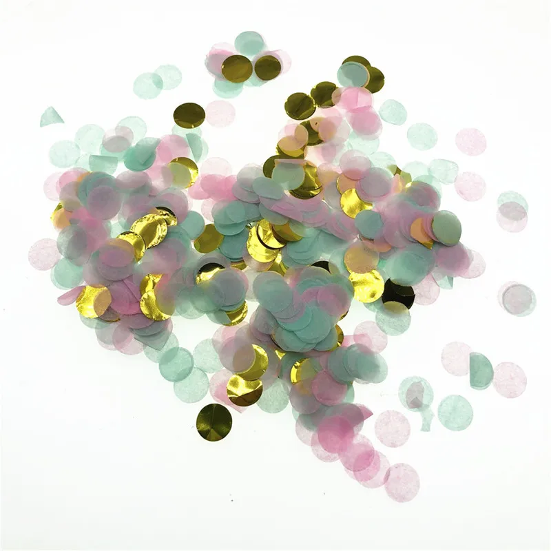 Round Glitter Table Confetti Birthday Party Wedding Decoration Sparkle MulticolorGoldSilver Paper Confetti Supplies PT56 (3)