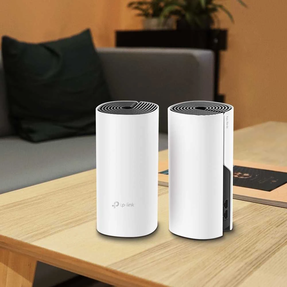 Бесшовный Mesh роутер TP-Link Deco M4(DECO M4(2-PACK) AC1200 10/100/1000BASE-TX белый(упак.:2шт