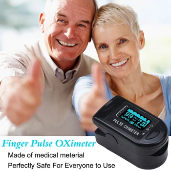 

Blood Oxygen SpO2 Monitor Fingertip Pulse Oximeter Oxygen Saturation Monitor Pulse Rate Measuring Gauge Device Oximeter