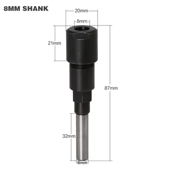 

1/2\\\\\\'\\\\\\' 1/4\\\\\\'\\\\\\' 8mm Shank Straight Metric Router Cutter Bit Woodwork For Engraving